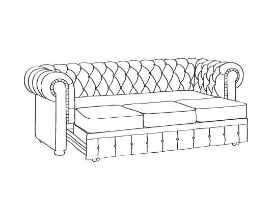 Диваны Честер раскладные